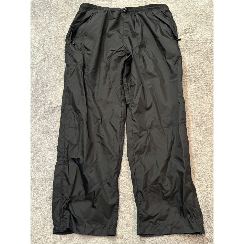Walter Hagen Golf Pants Mens XL Storm Rain Wear Black Polyester Windbreaker